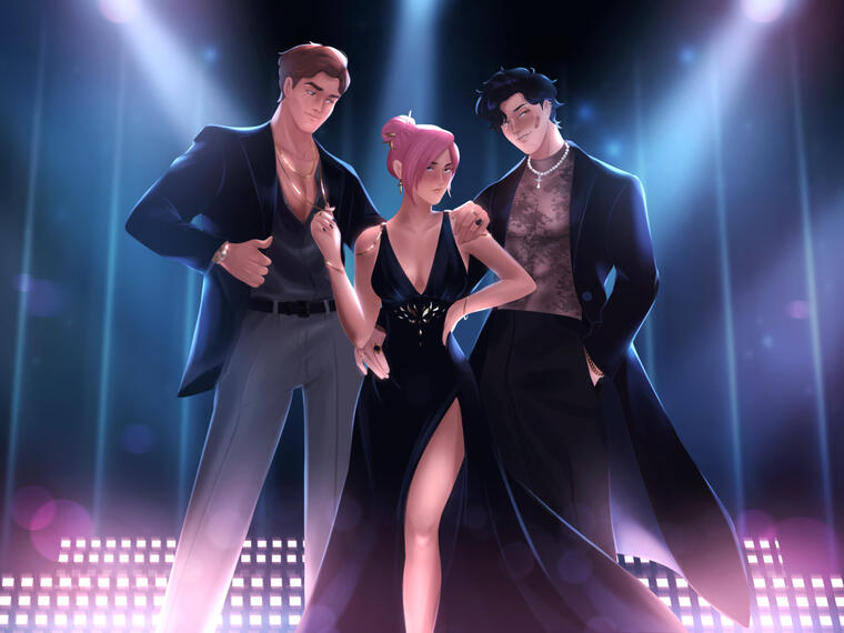 Full scene (+ 2 extra characters)